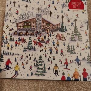 Galison Ski Lodge 1000 Piece Puzzle